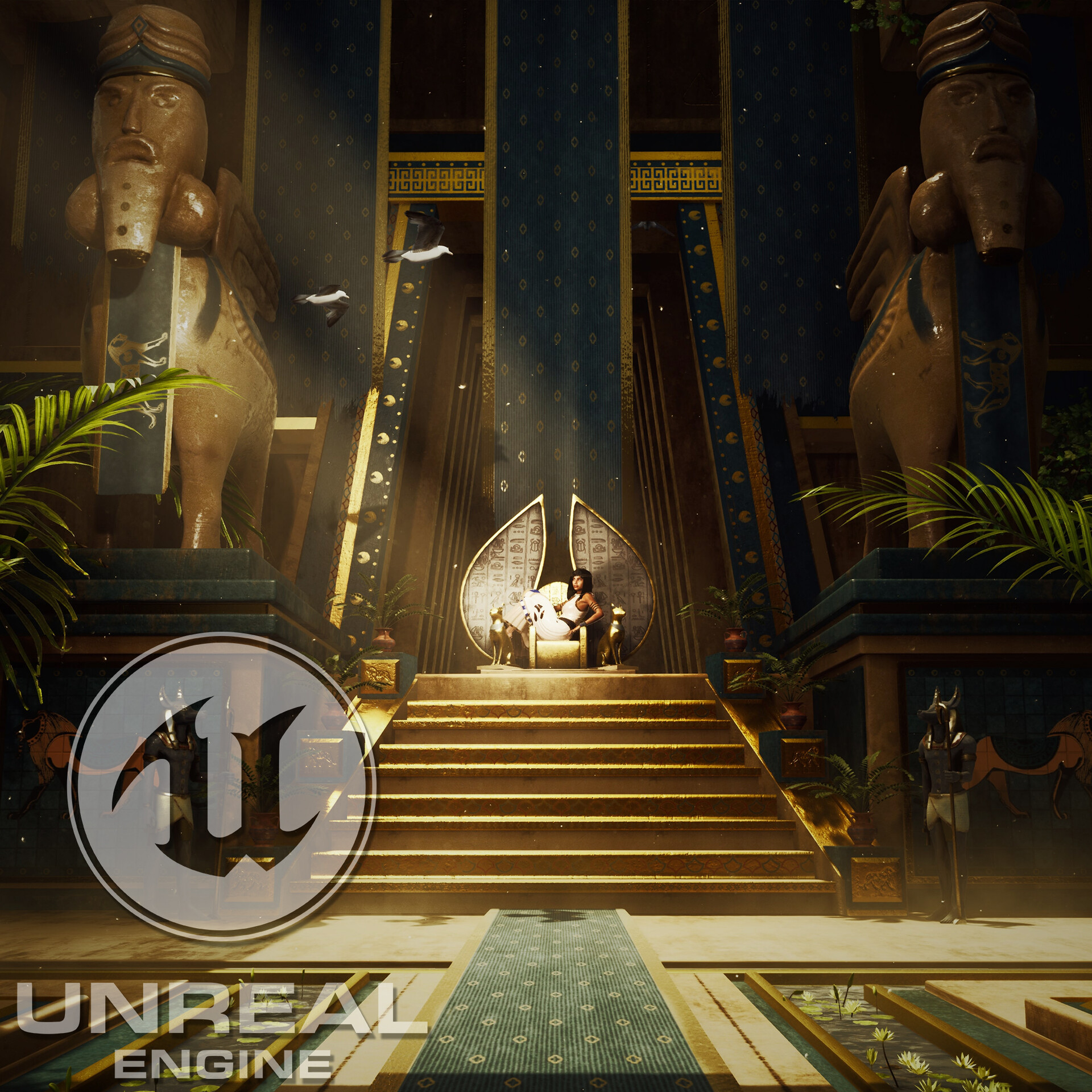 ArtStation - Cleopatra Throne Room
