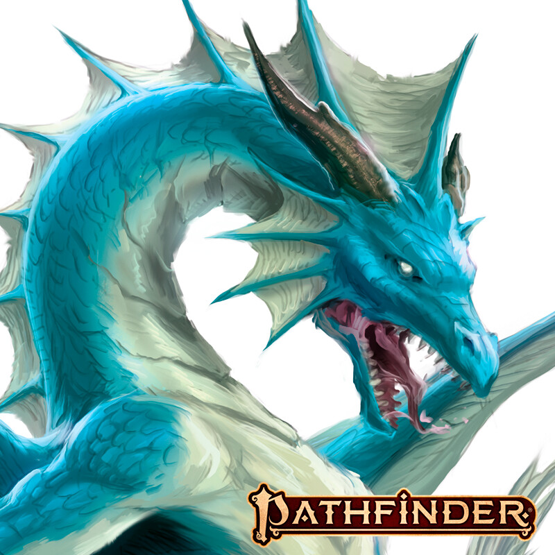 ArtStation - Pathfinder 2nd Edition Bestiary, Metallic Ancient Dragons