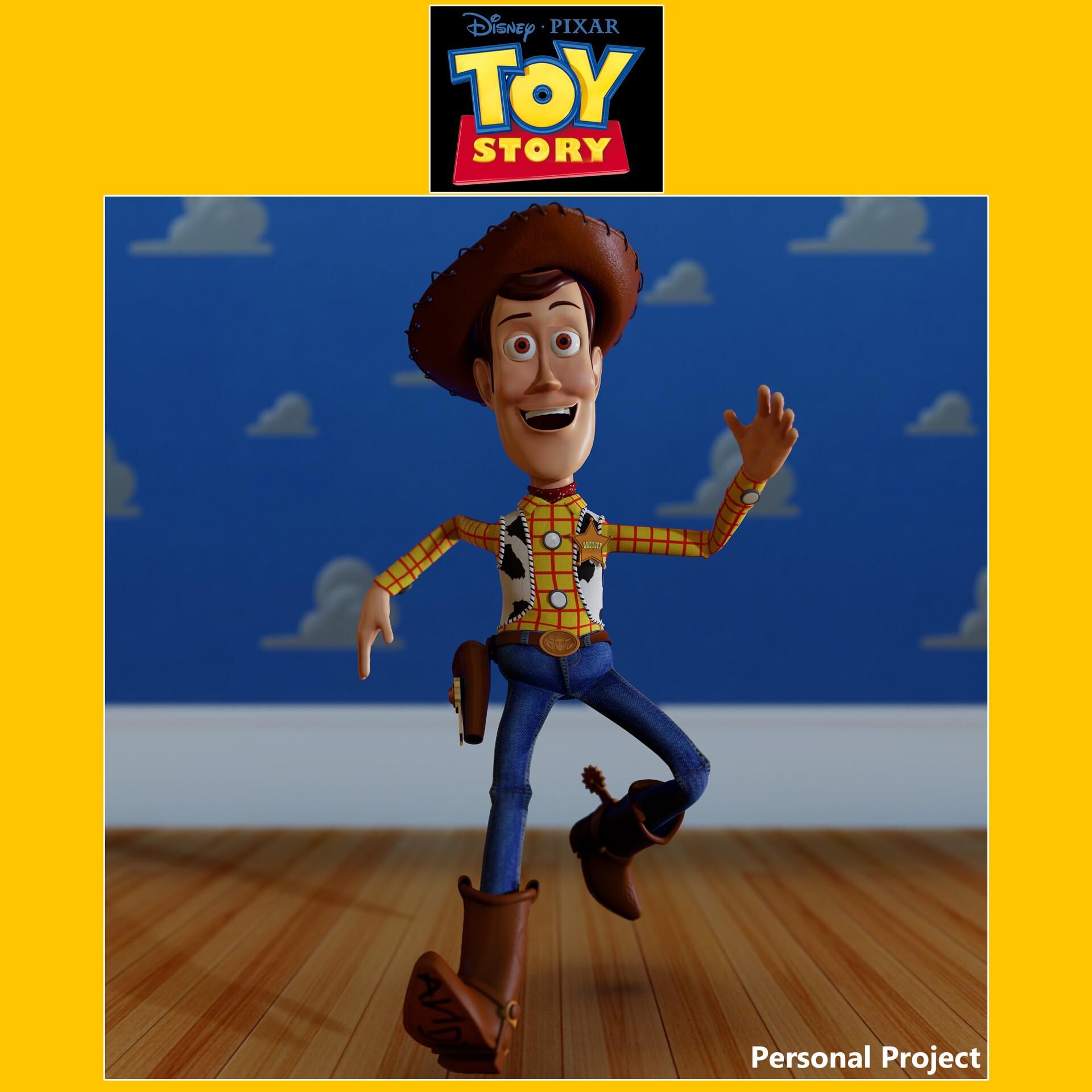 Steven Chabeaux Woody From Toy Story