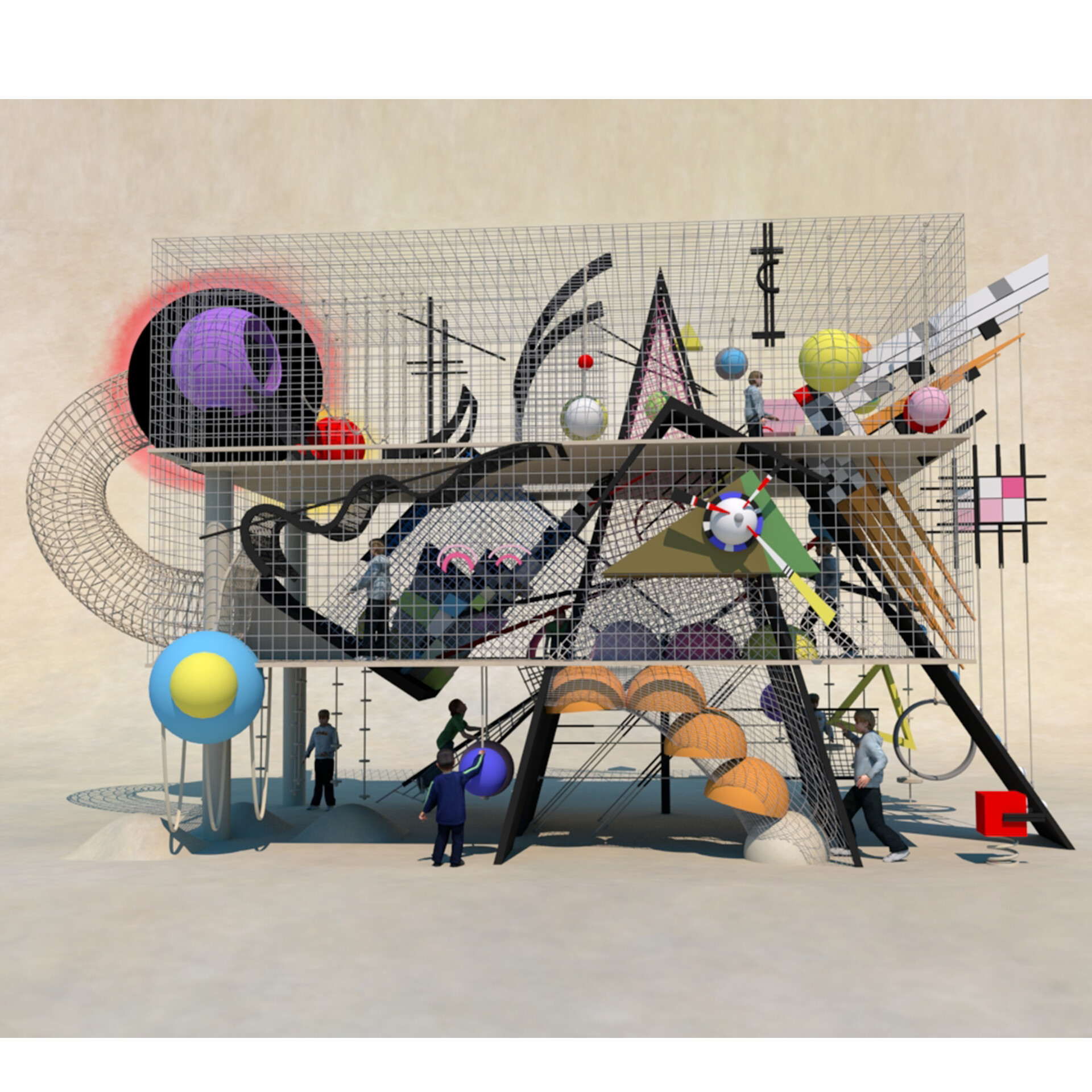 ArtStation - Kandinsky Playground Design