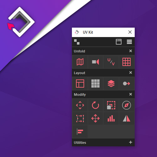 ArtStation - Python Tool for Maya: UV Kit 2.0