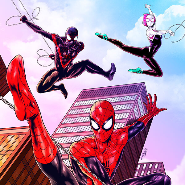 ArtStation - SPIDERVERSE - Fan Art