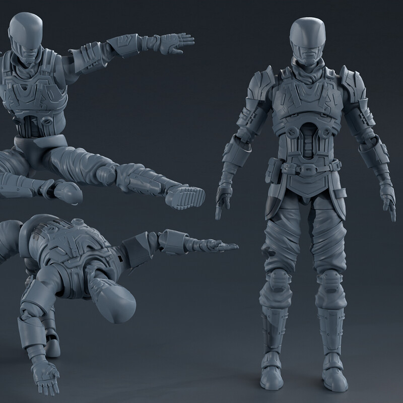 Sci-Fi Soldier Figure/Toy