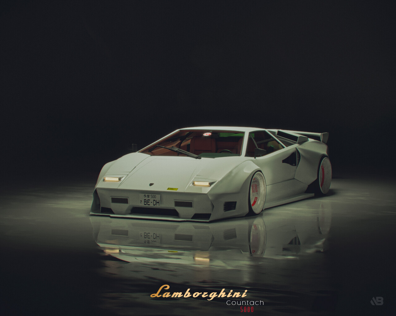 Assem Beyyoudh - Lamborghini Countach QV5000 - Slammed Widebody