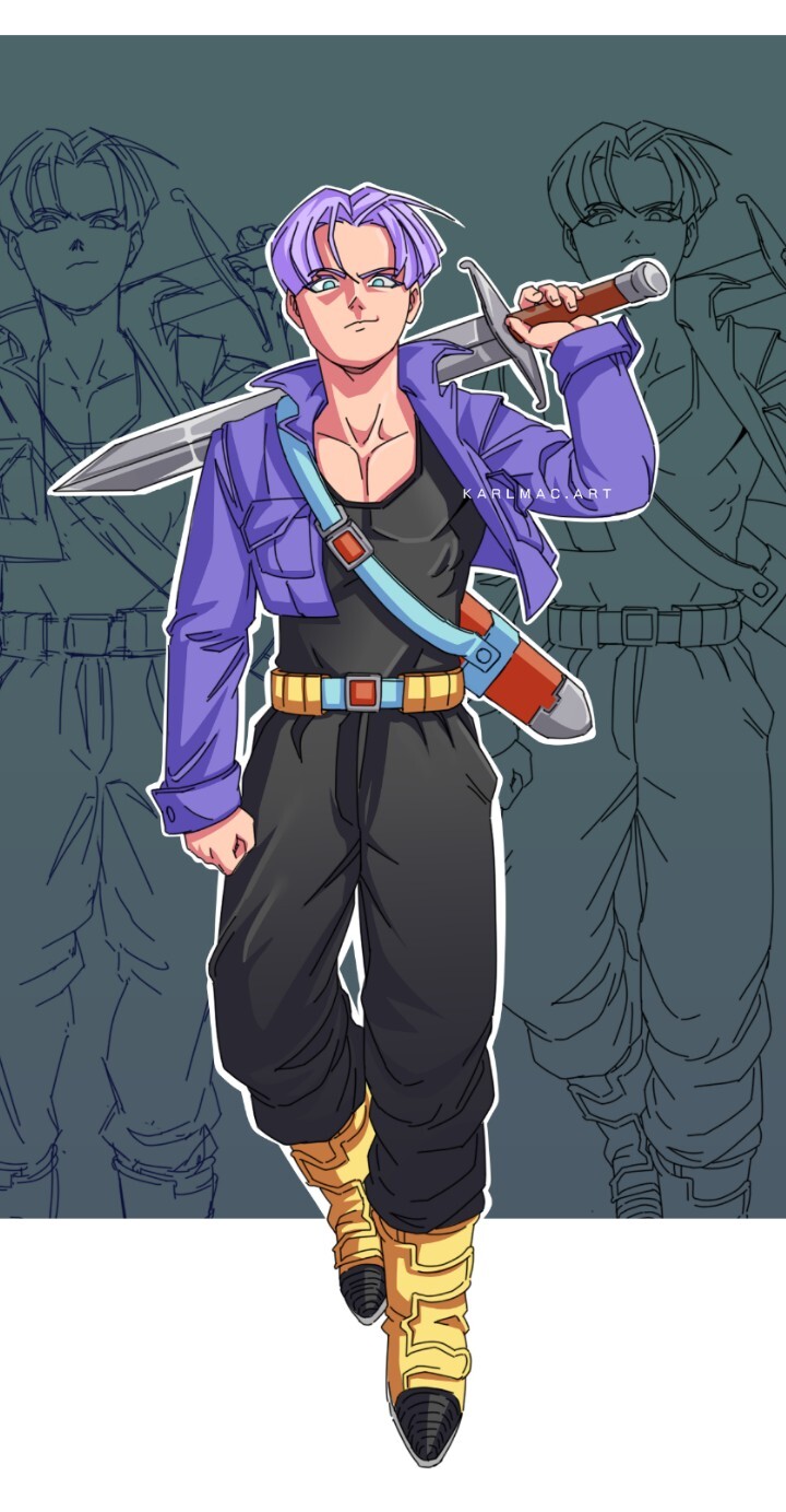 ArtStation Fanart Mirai Trunks