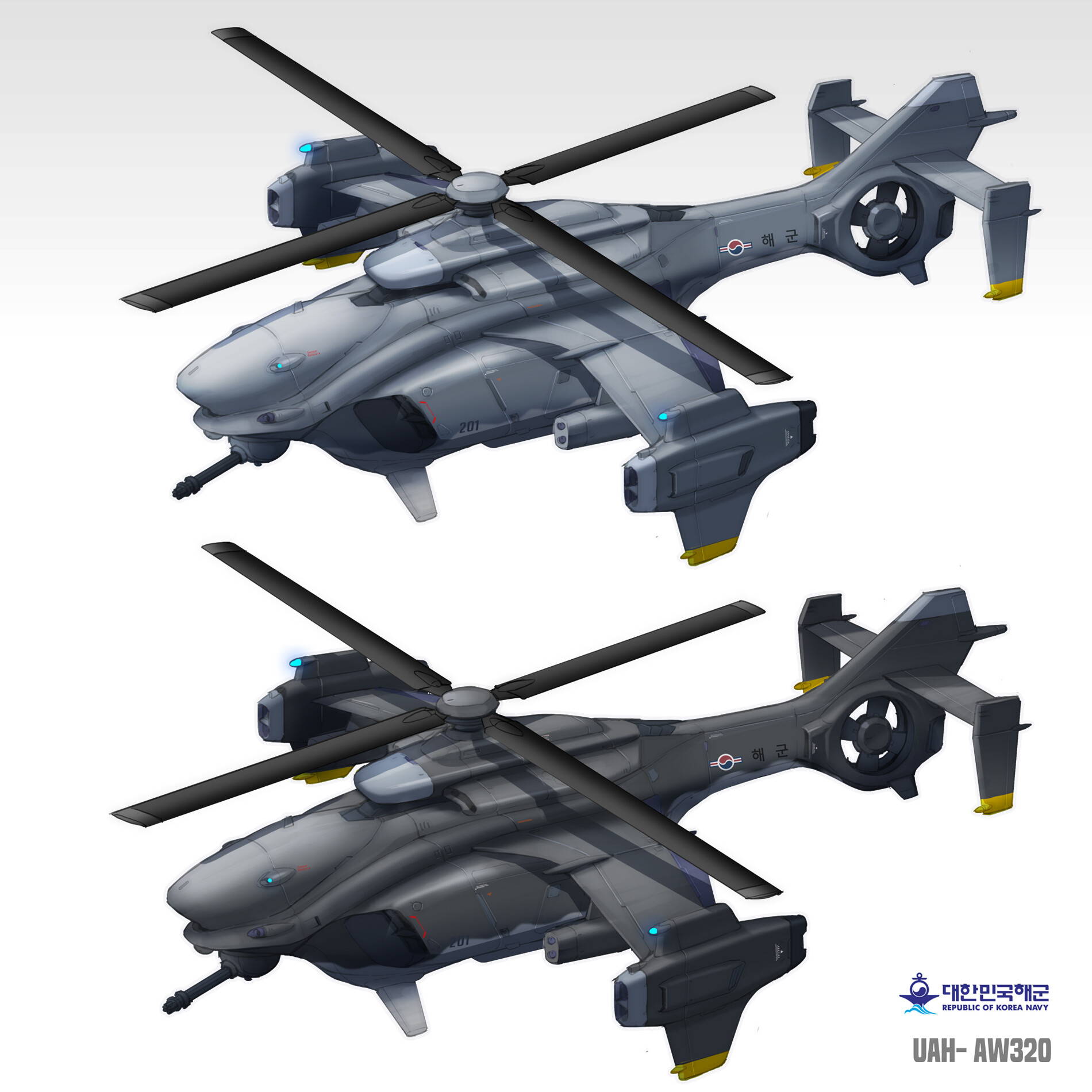 ArtStation - Republic Of Korea Navy HELICOPTER