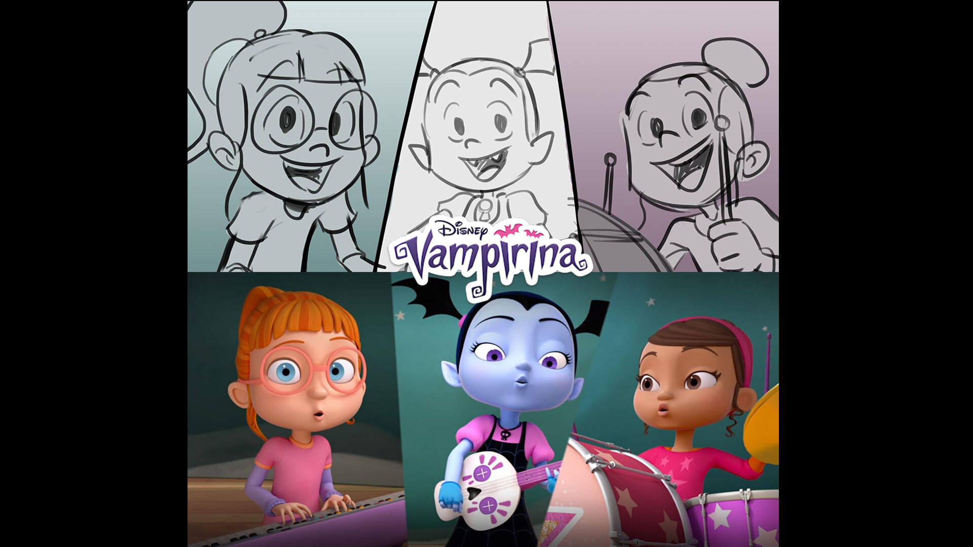 ArtStation - Vampirina 'Face the Music' Storyboards - 'Better Together' Song  Sequence