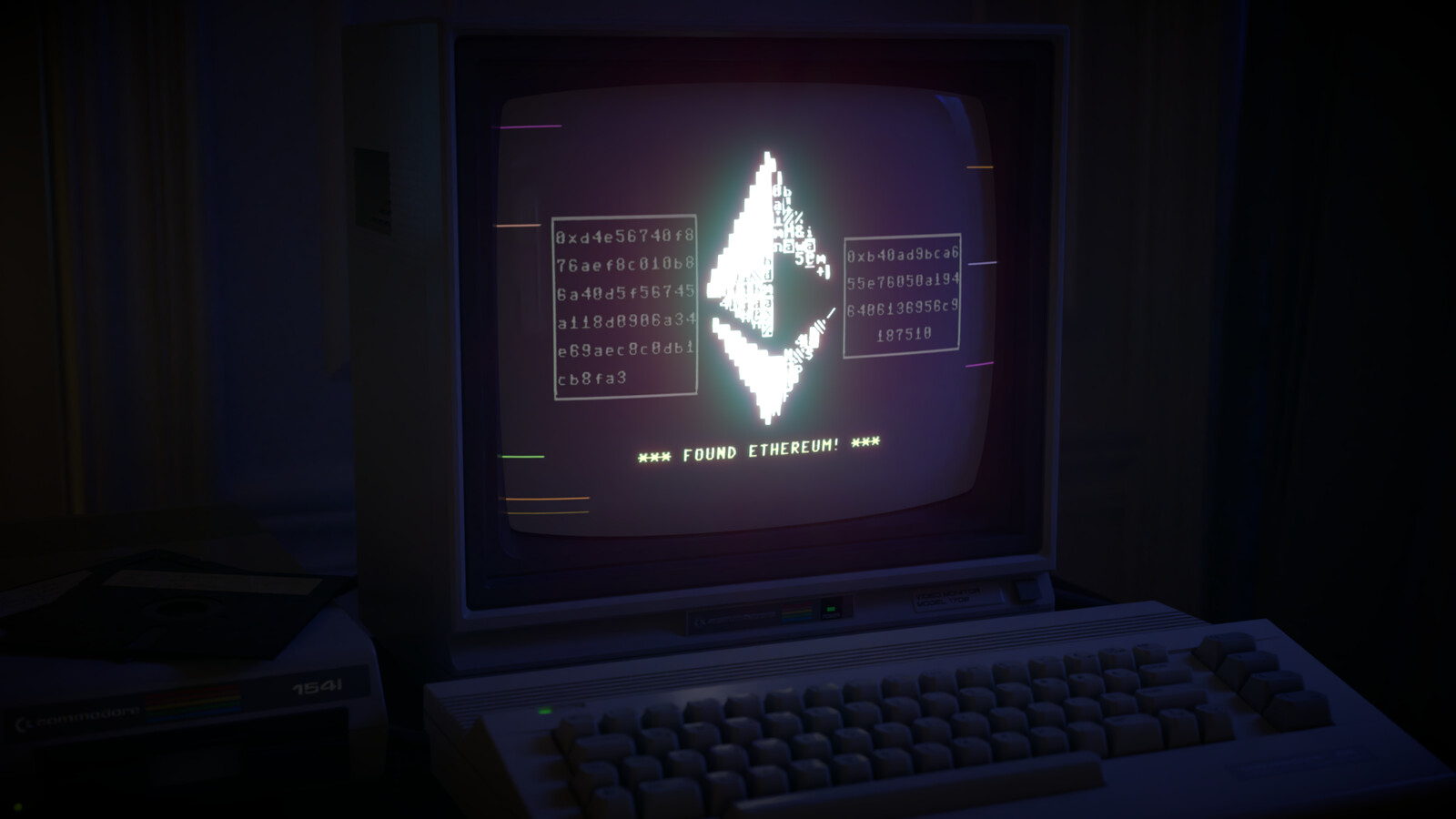 Mining the Ethereum Genesis Block on C64