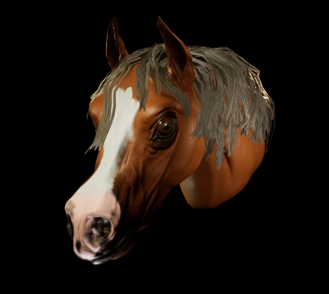 ArtStation Horse bust