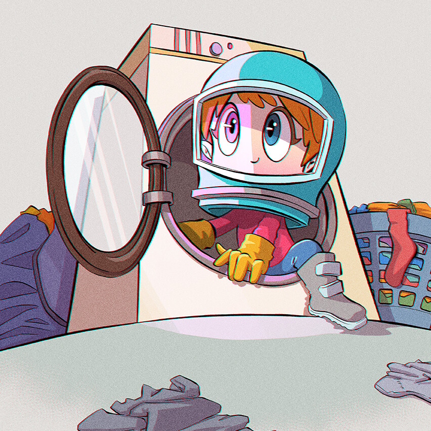 I want to be an astronaut, so I can see my friends who are gone.