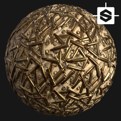 ArtStation - Shell Casings - Substance Designer
