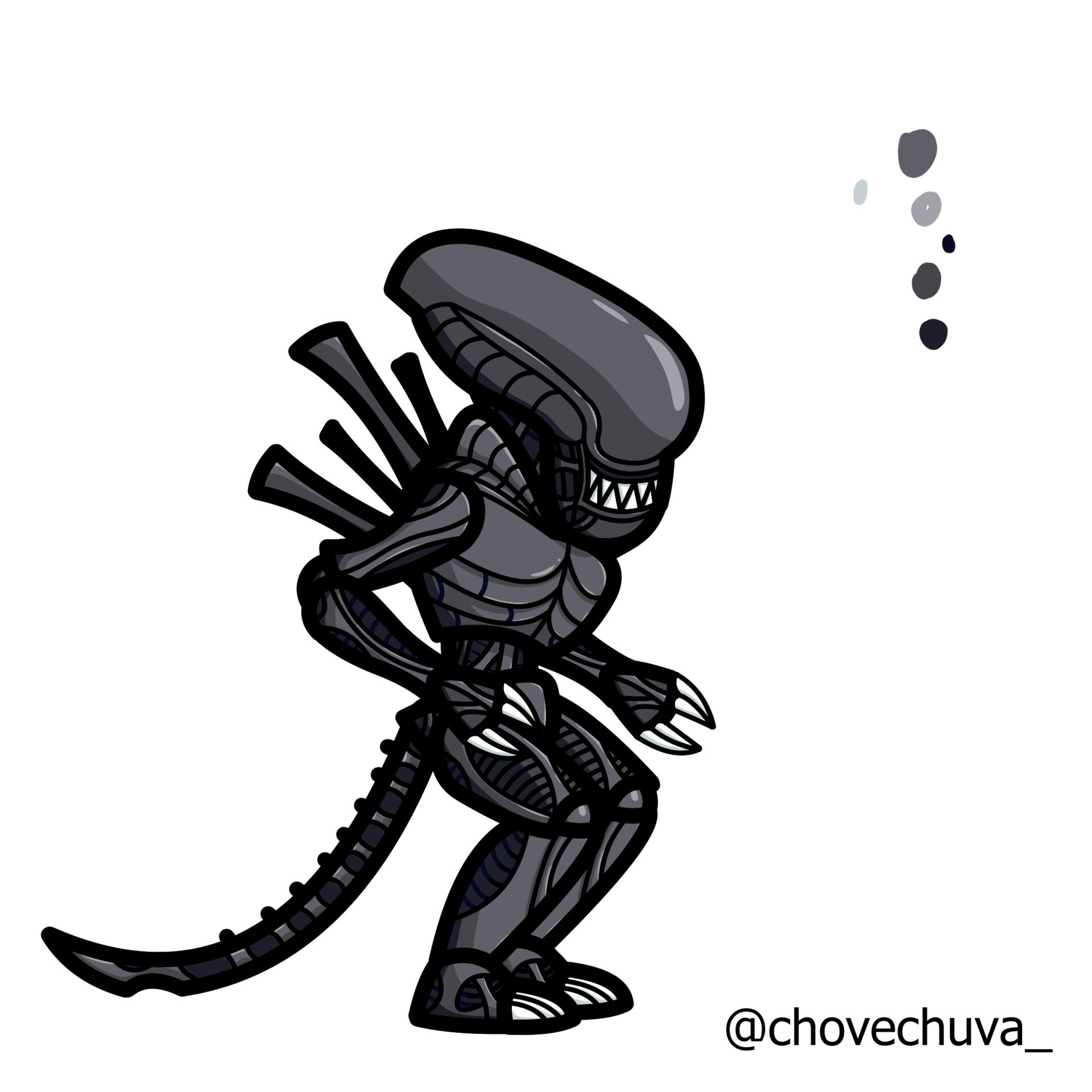 ArtStation - [Animation] Xenomorph alien