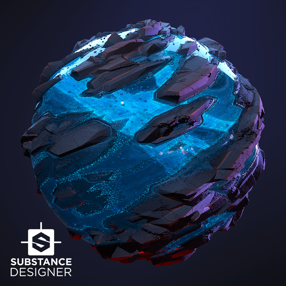 ArtStation - EXOplanet plankton Substance Material