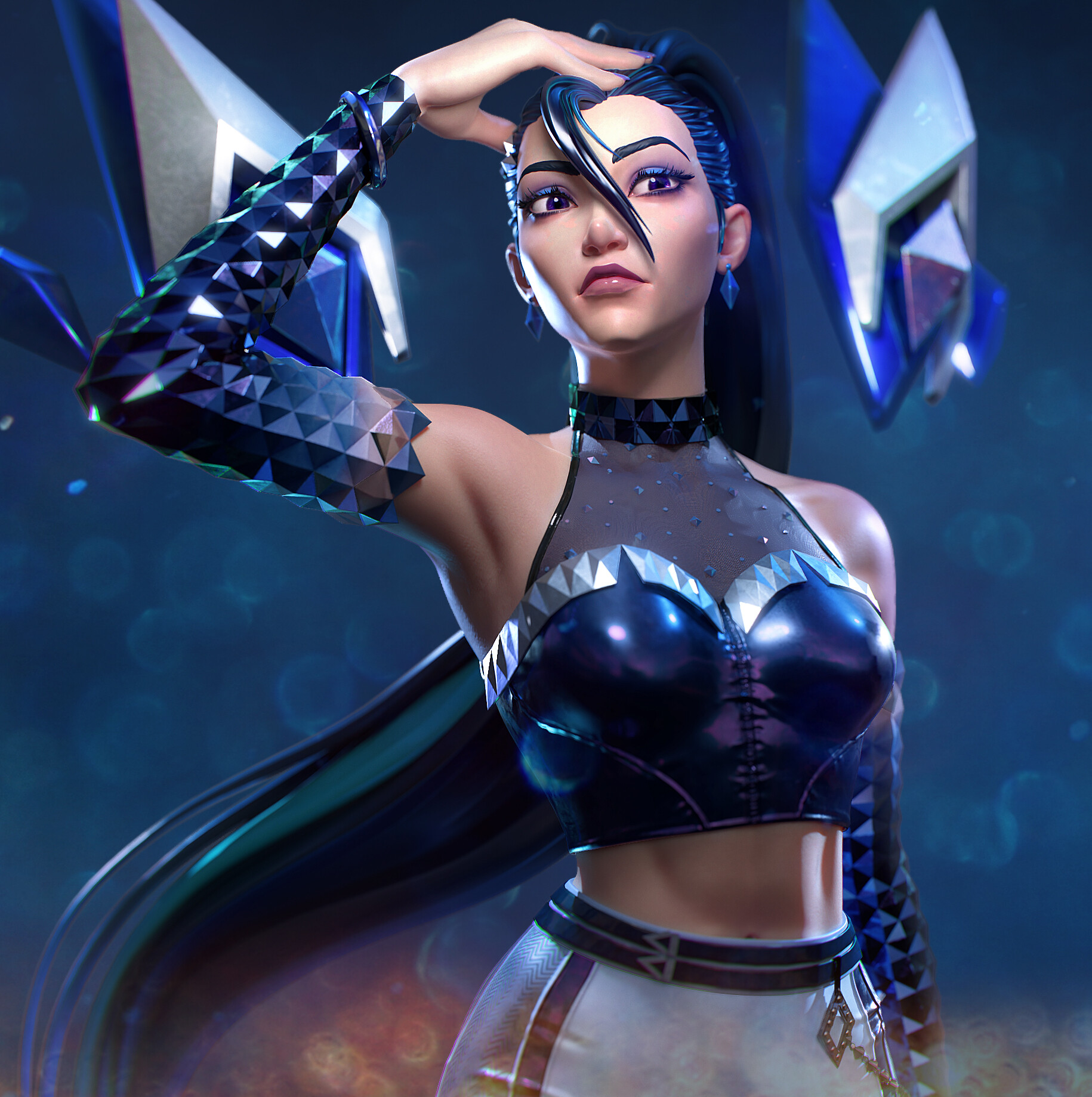 ArtStation - K/DA CODE:PINK Kaisa (fan project)