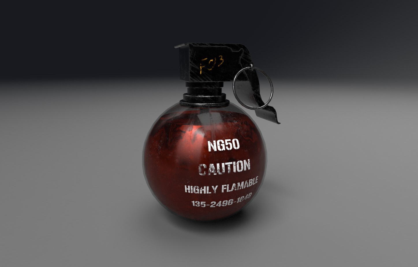 ArtStation Napalm Grenade