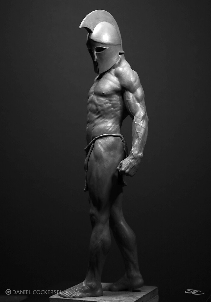 ArtStation - Spartan - Unarmed Warrior - W.I.P