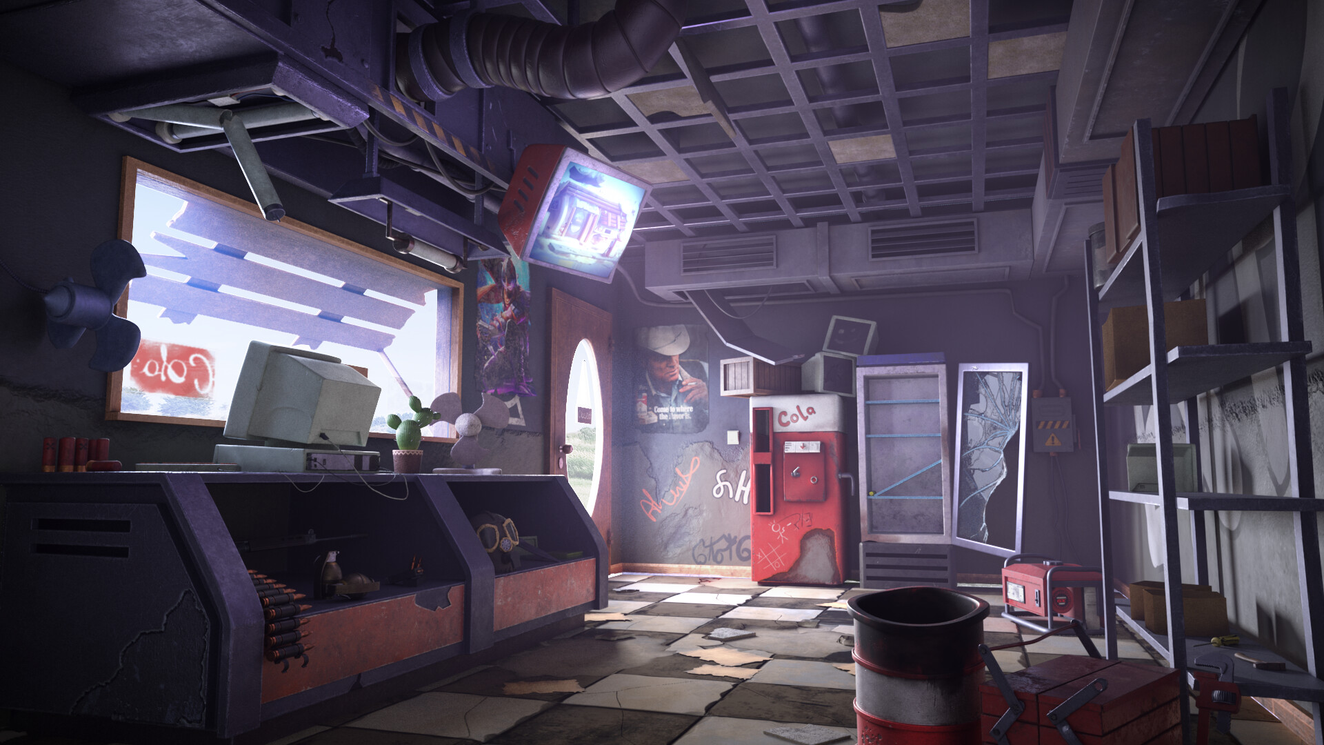 ArtStation - Gas Station