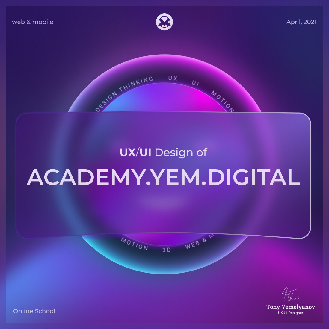 ArtStation - UI UX Design of Online School Website