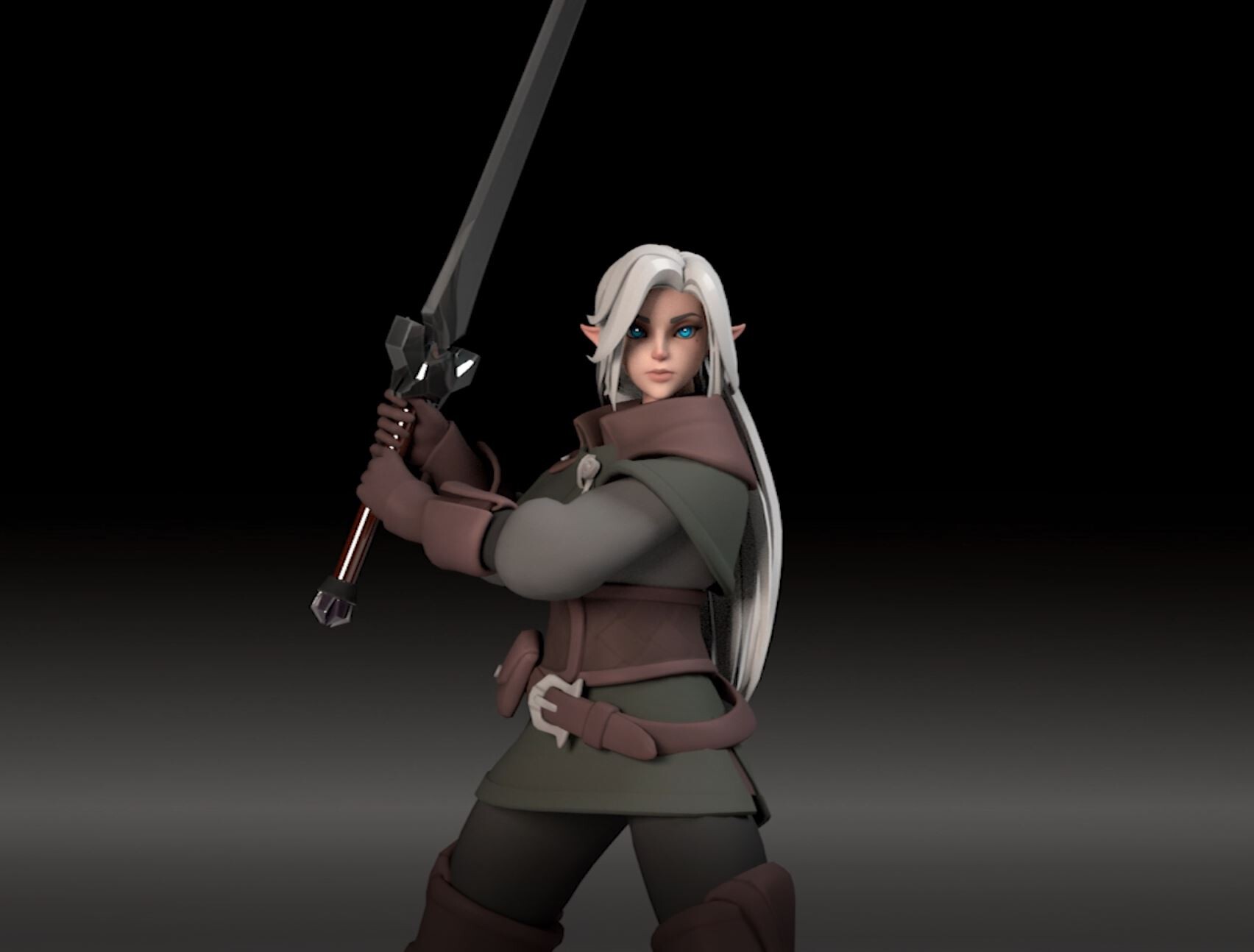 ArtStation Sword Swings AZRI