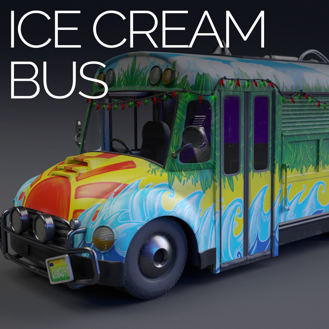 ArtStation Marvin's Ice Cream Bus Shane the Chef