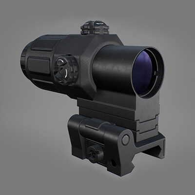 ArtStation - Holographic Magnifier - FPS Gun Attachment for Unreal ...