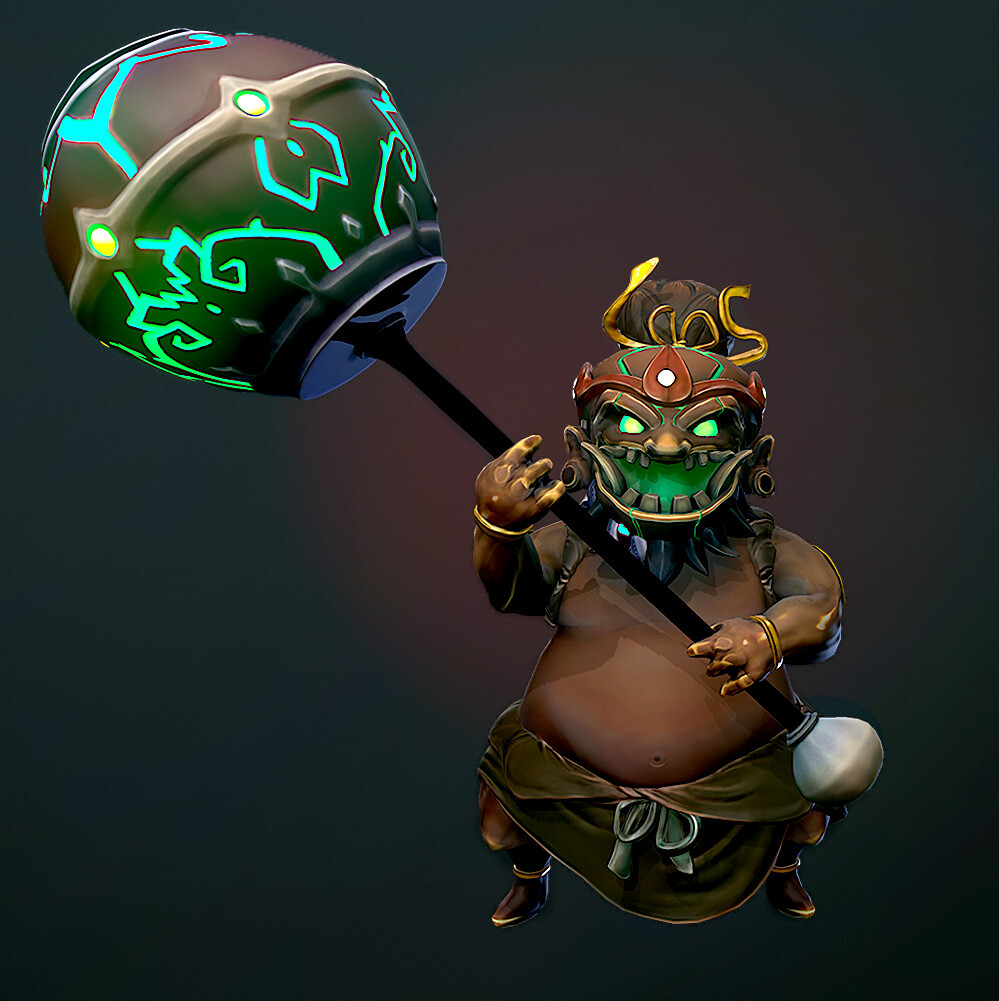 ArtStation STATUE GONG ONI