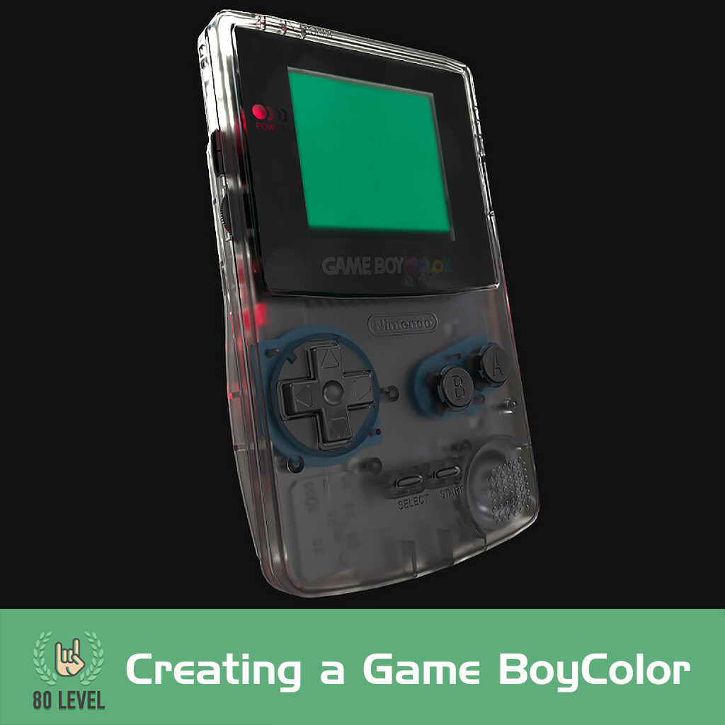 ArtStation - GameBoy Color Breakdown 80lv