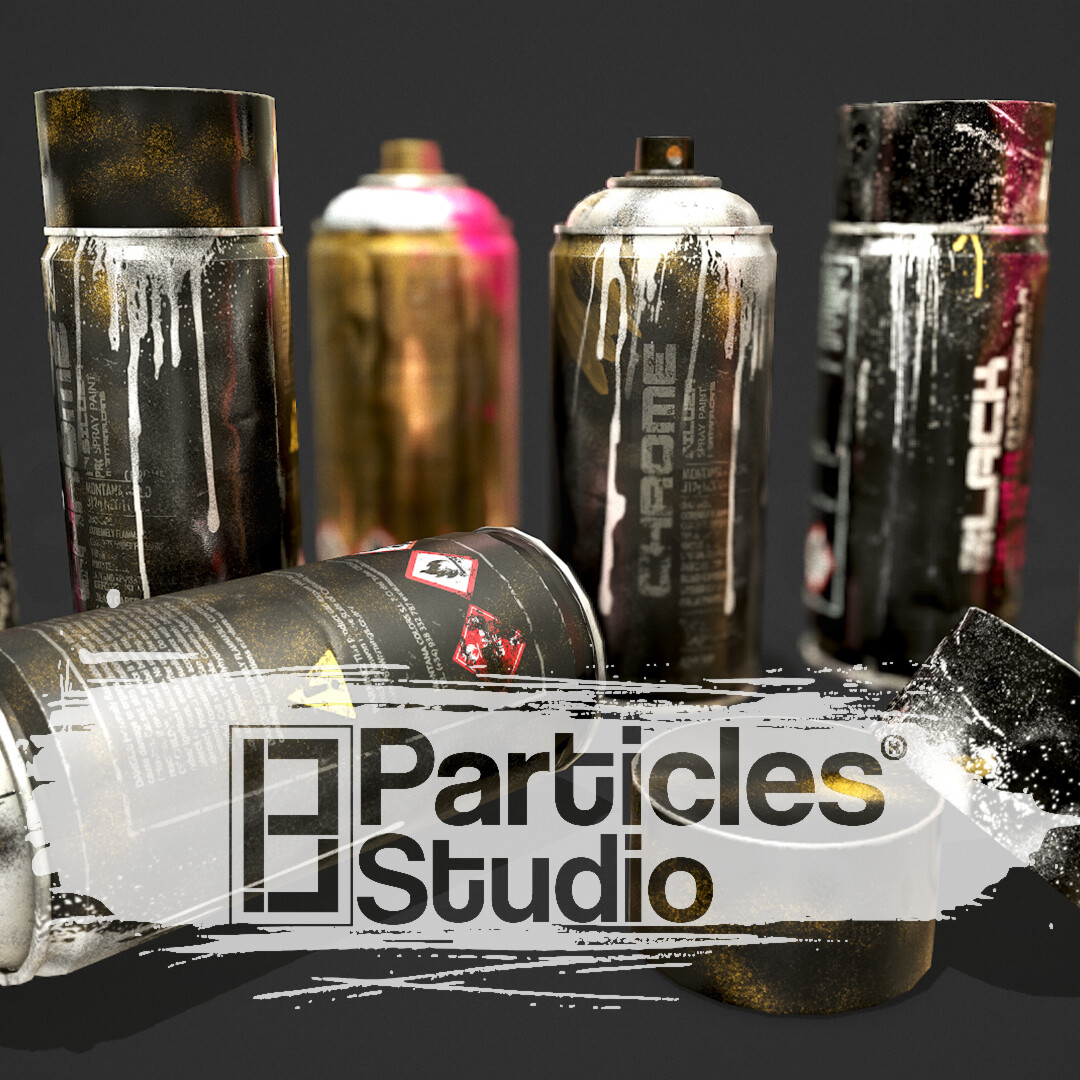 ArtStation Spray Cans   13 Particles Studio 13 Particles Studio Thumnail Artwork 