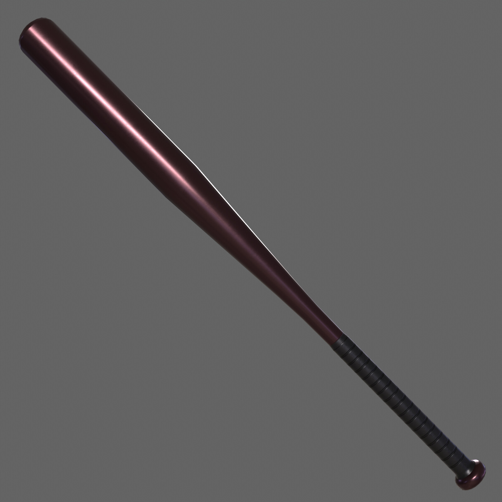 ArtStation - PBR Baseball Bat Moderate Red