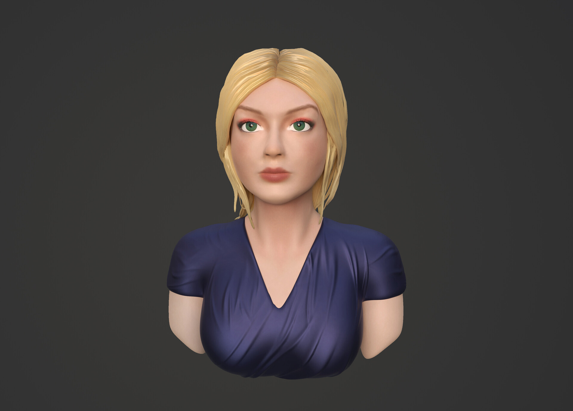 ArtStation - 3d model of a girl