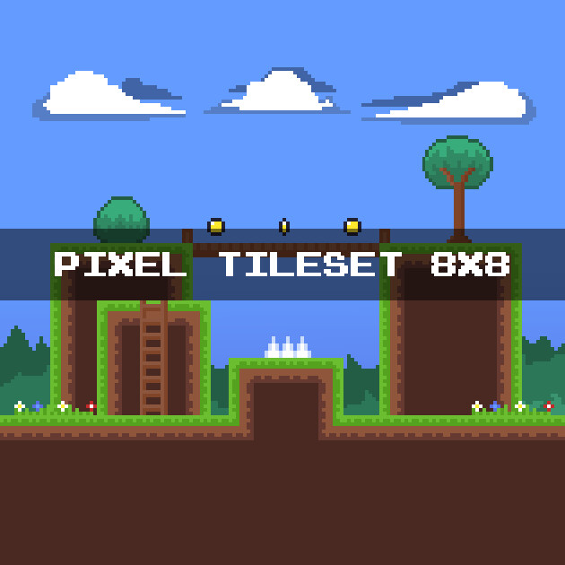 ArtStation - Pixel Tileset 8x8