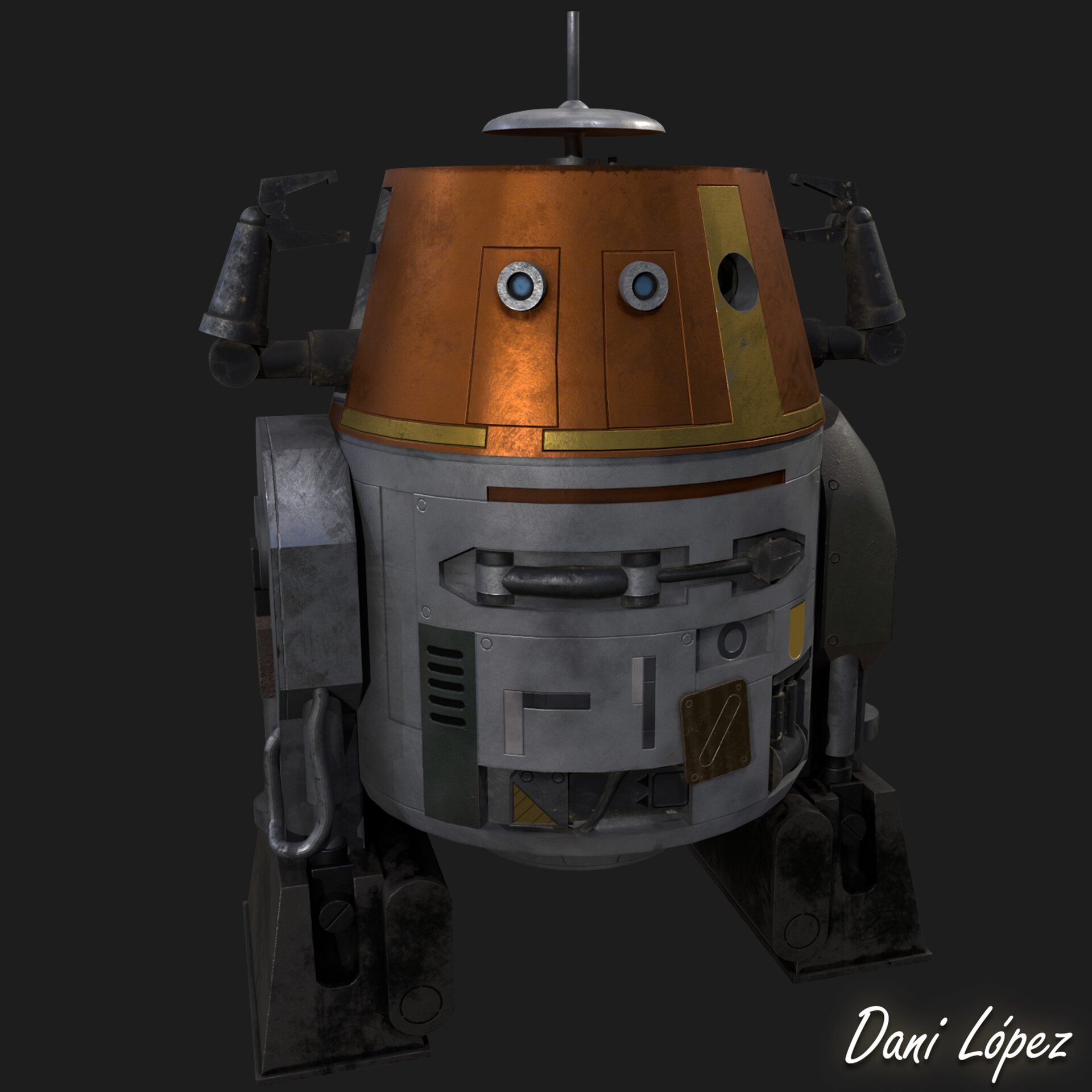 ArtStation - Star Wars Rebels C1-10P (Chopper)