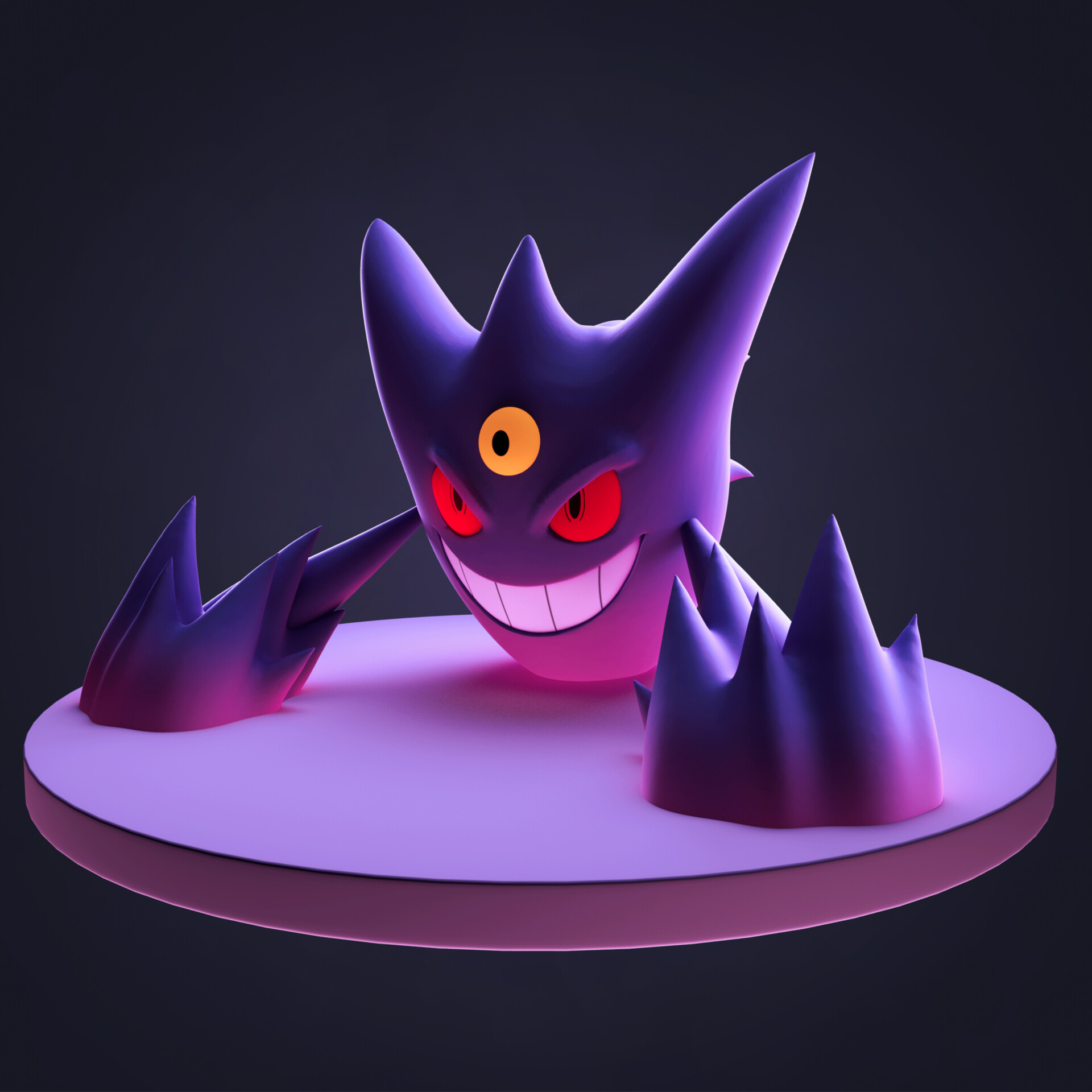 ArtStation - Shiny Gengar Fan Art