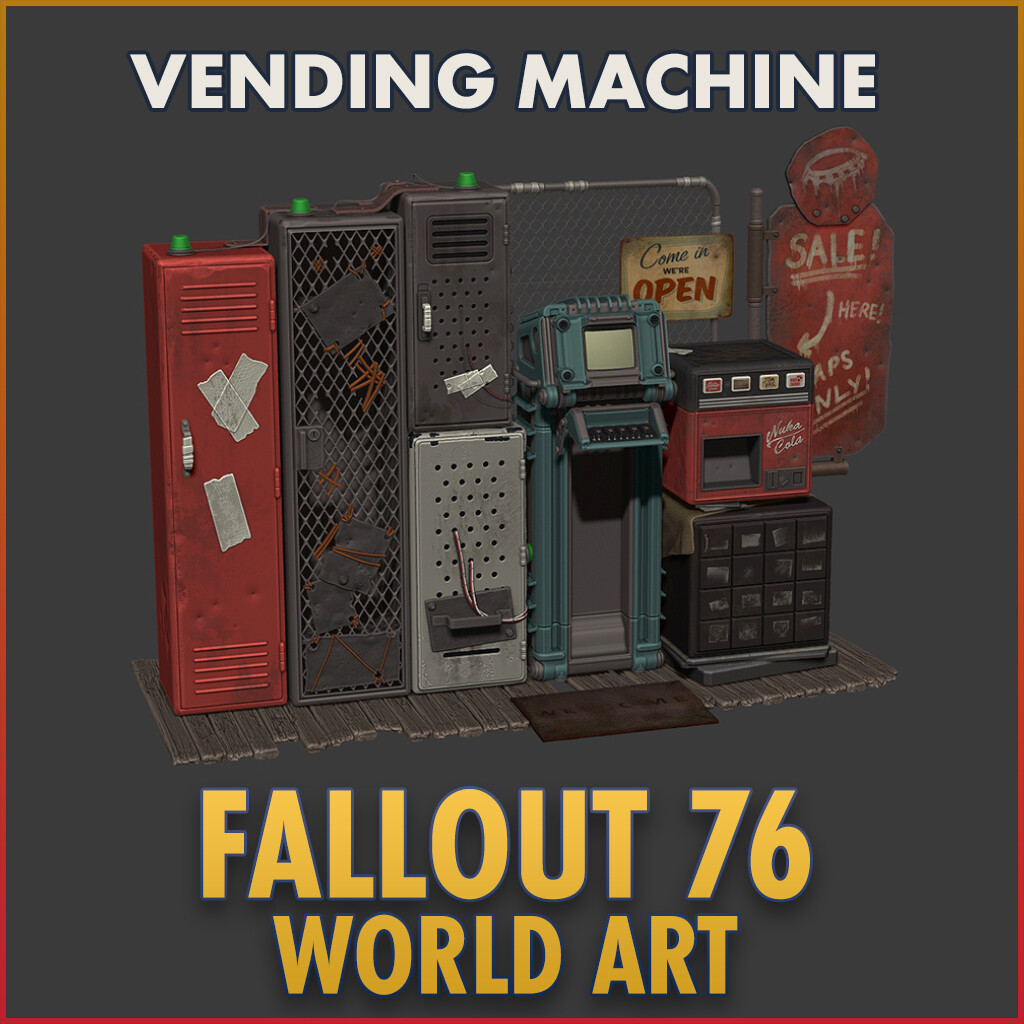 ArtStation Fallout 76 Vending Machine