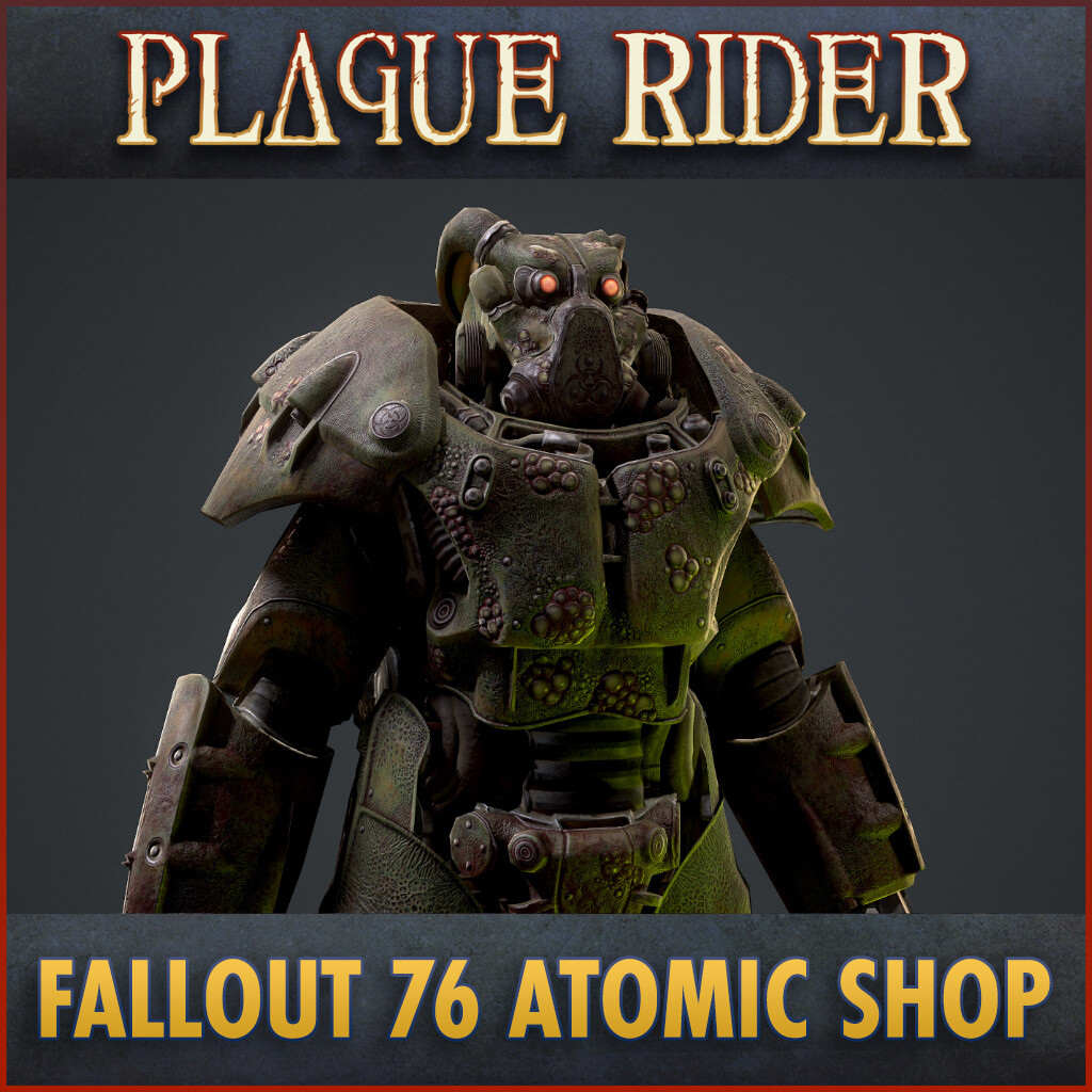 ArtStation - Fallout 76 Plague Rider Power Armor