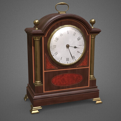 Antique Clock Model