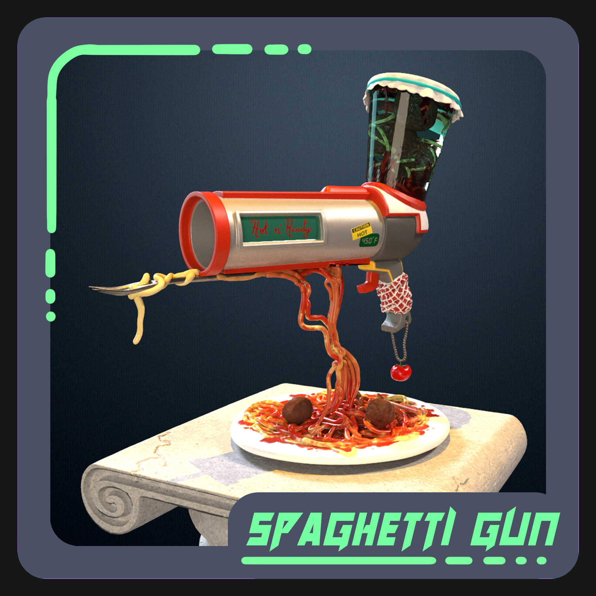ArtStation - Spaghetti Gun