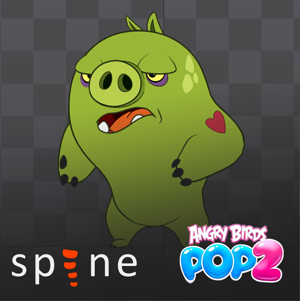 BIG PIG - Spine 2D animation showcase