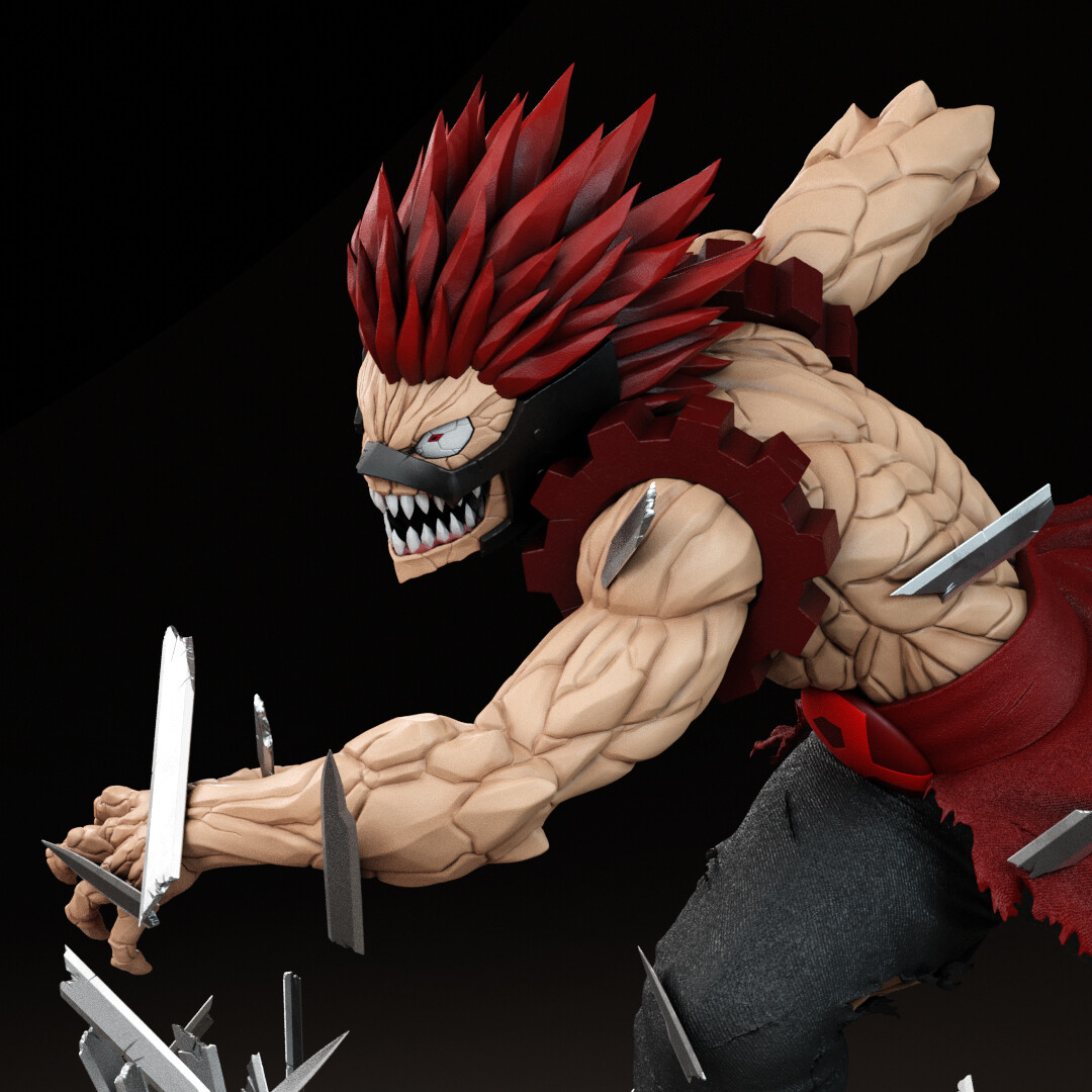 ArtStation - Red Riot Unbreakable - Boku No Hero