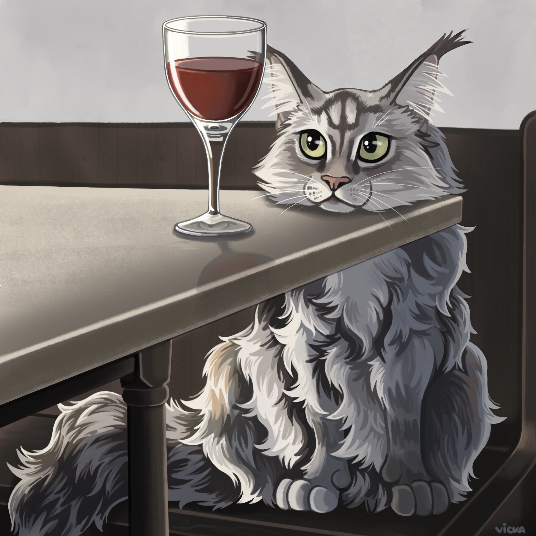 Artstation Alcoholic Cat 3717