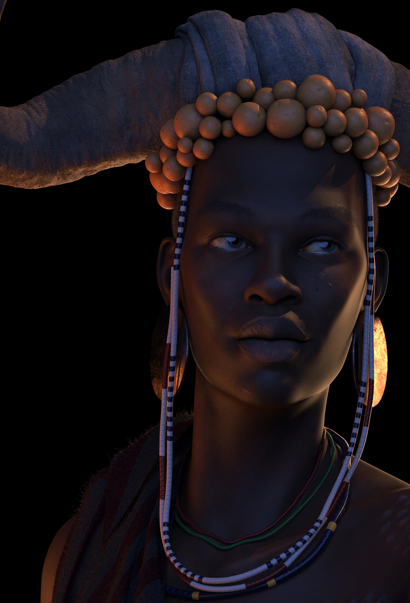 ArtStation - Mursi Tribe Woman