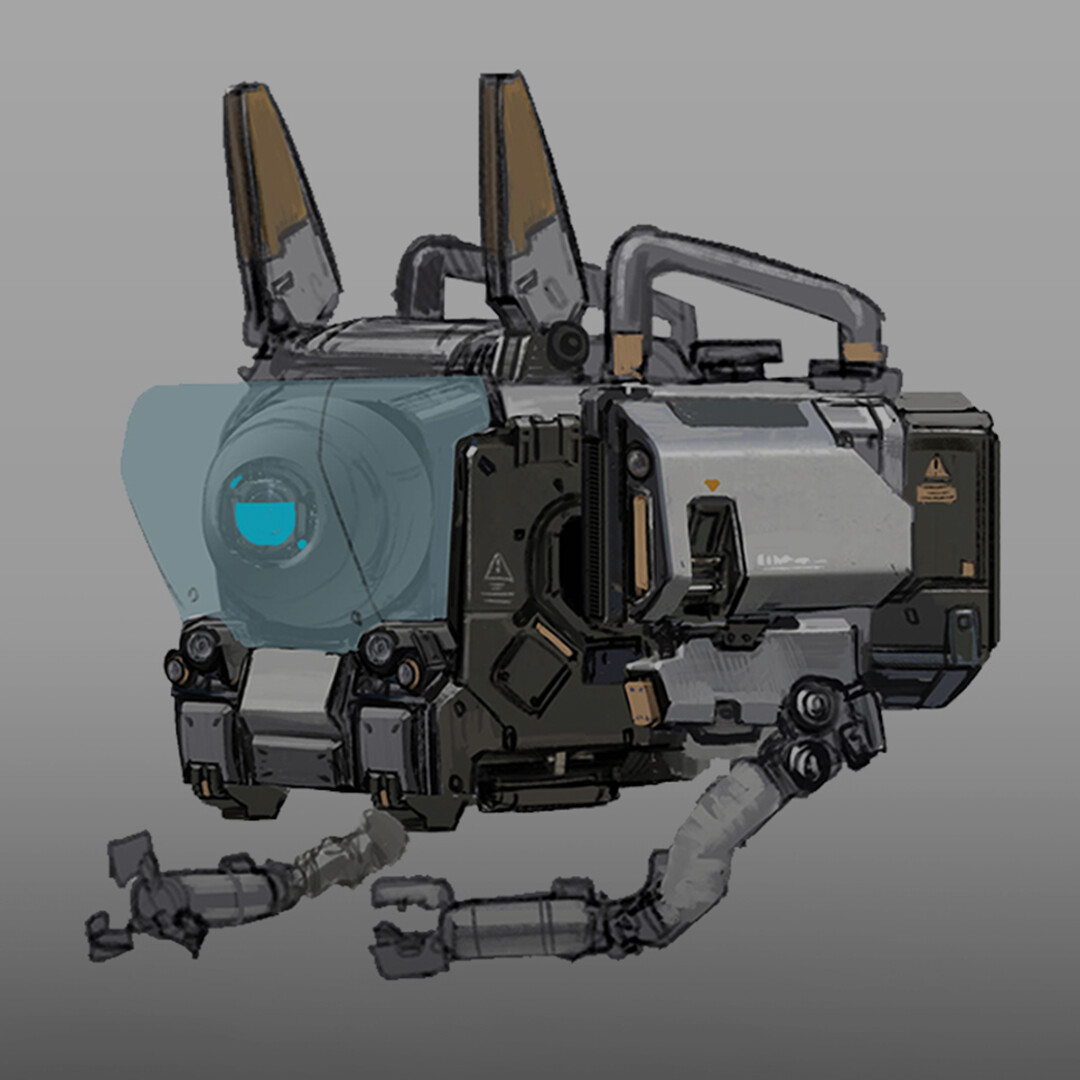 ArtStation - Project: The Hole | Drone PT-013 Type Sam Process