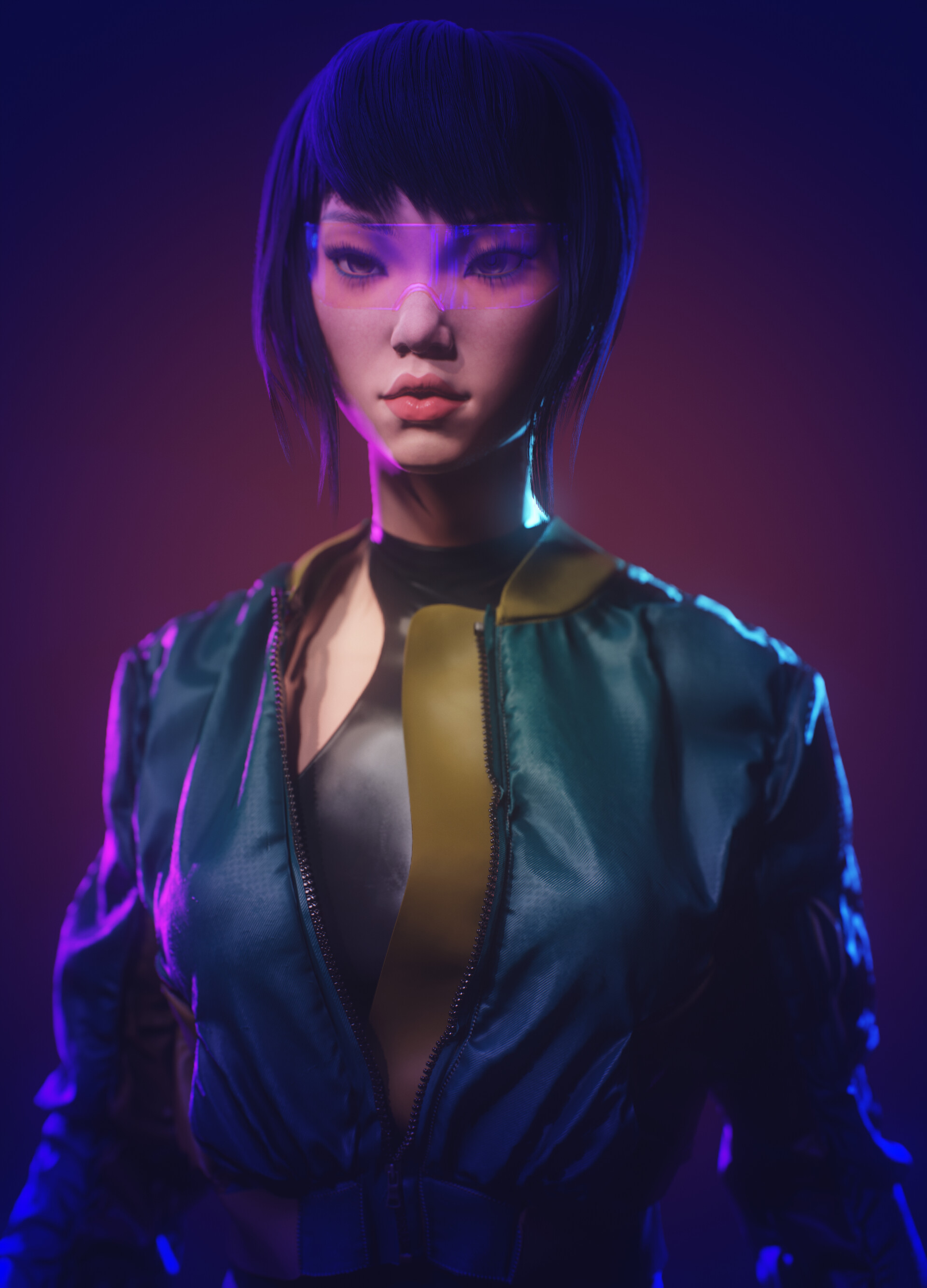 Artstation - Motoko Kusanagi