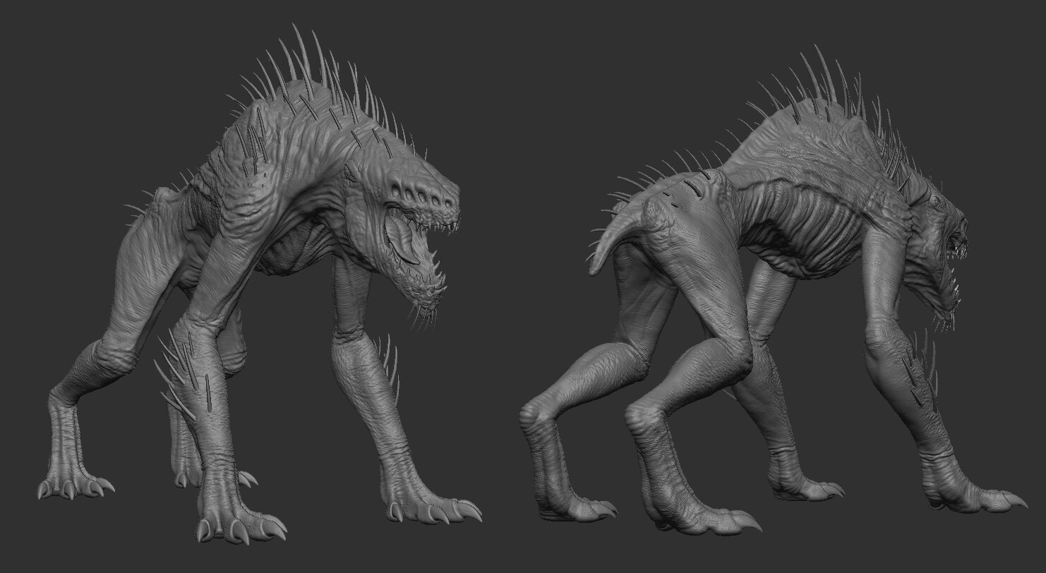 ArtStation - SCP-939 Fan Art Concept - WIP Dump, Zachary VanIdour