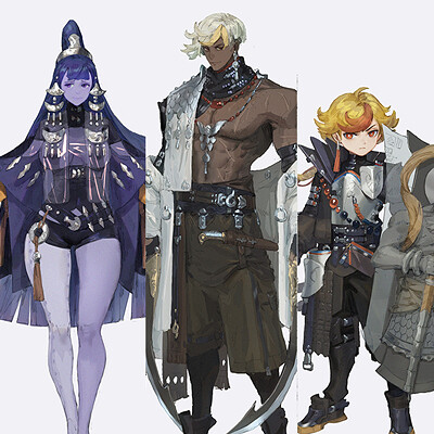 ArtStation - 世界观JR_02：风格预演3