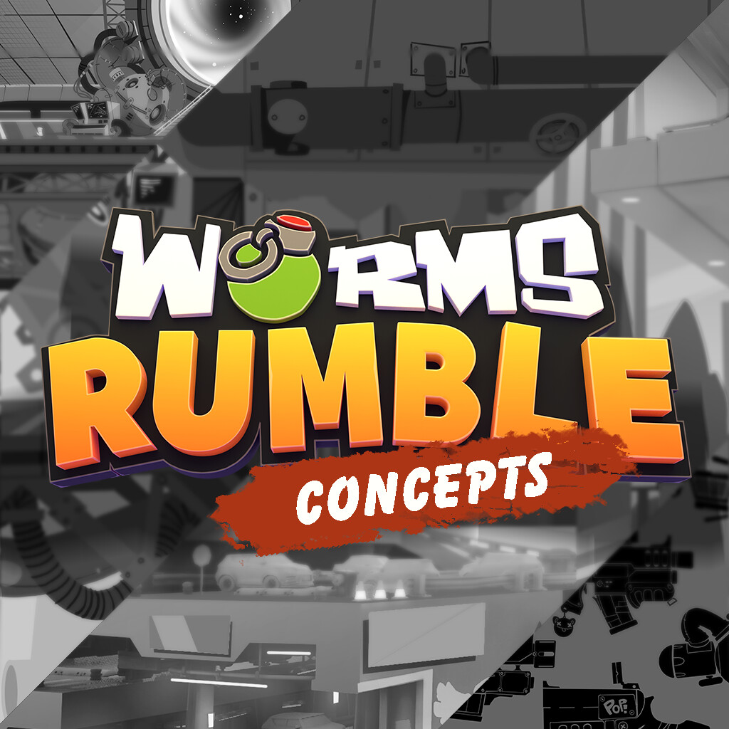 ArtStation - Worms Rumble Concept art