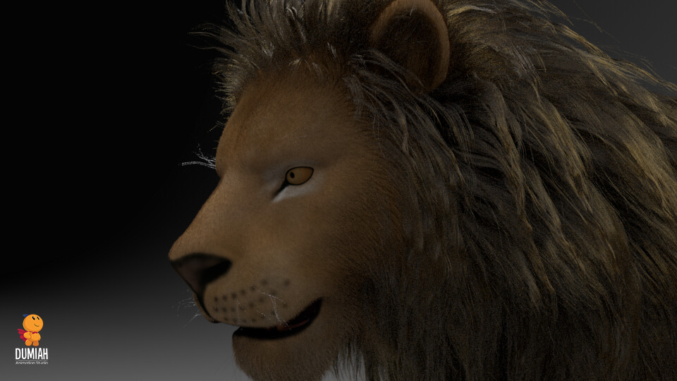 ArtStation - Stylized Lion Grooming