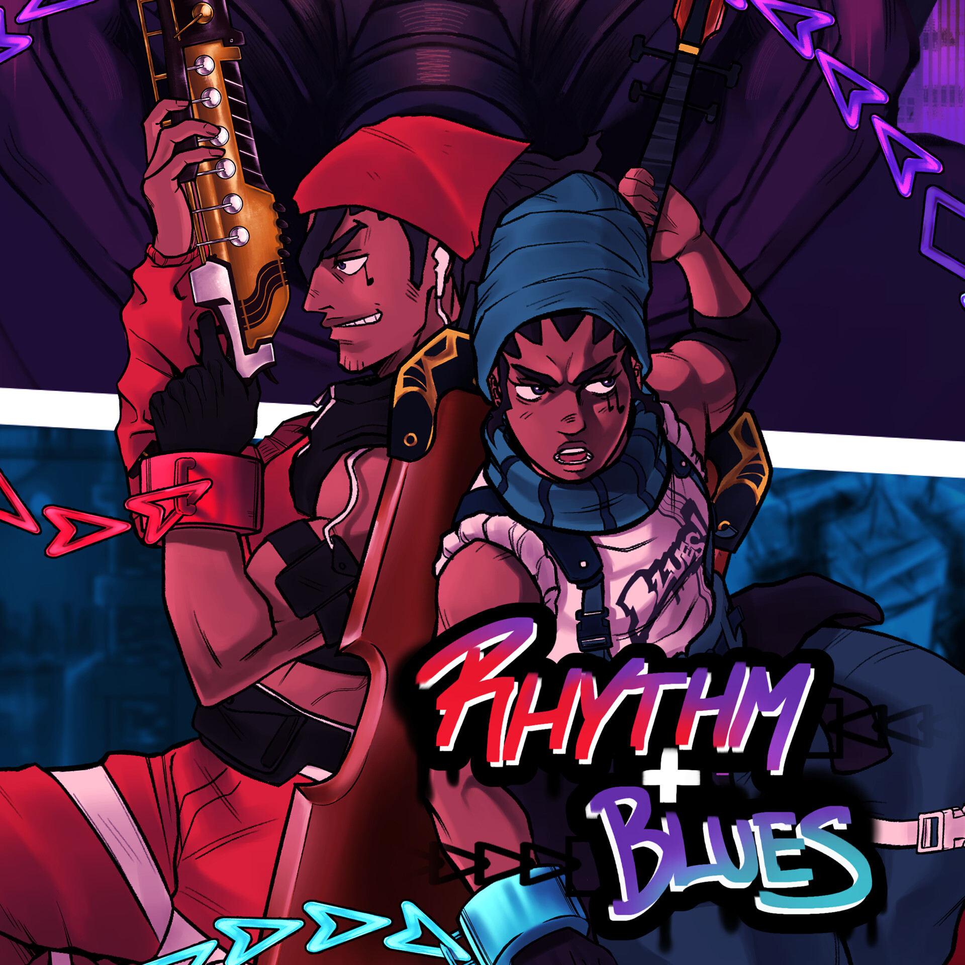 ArtStation - Rhythm + Blues Cover Art