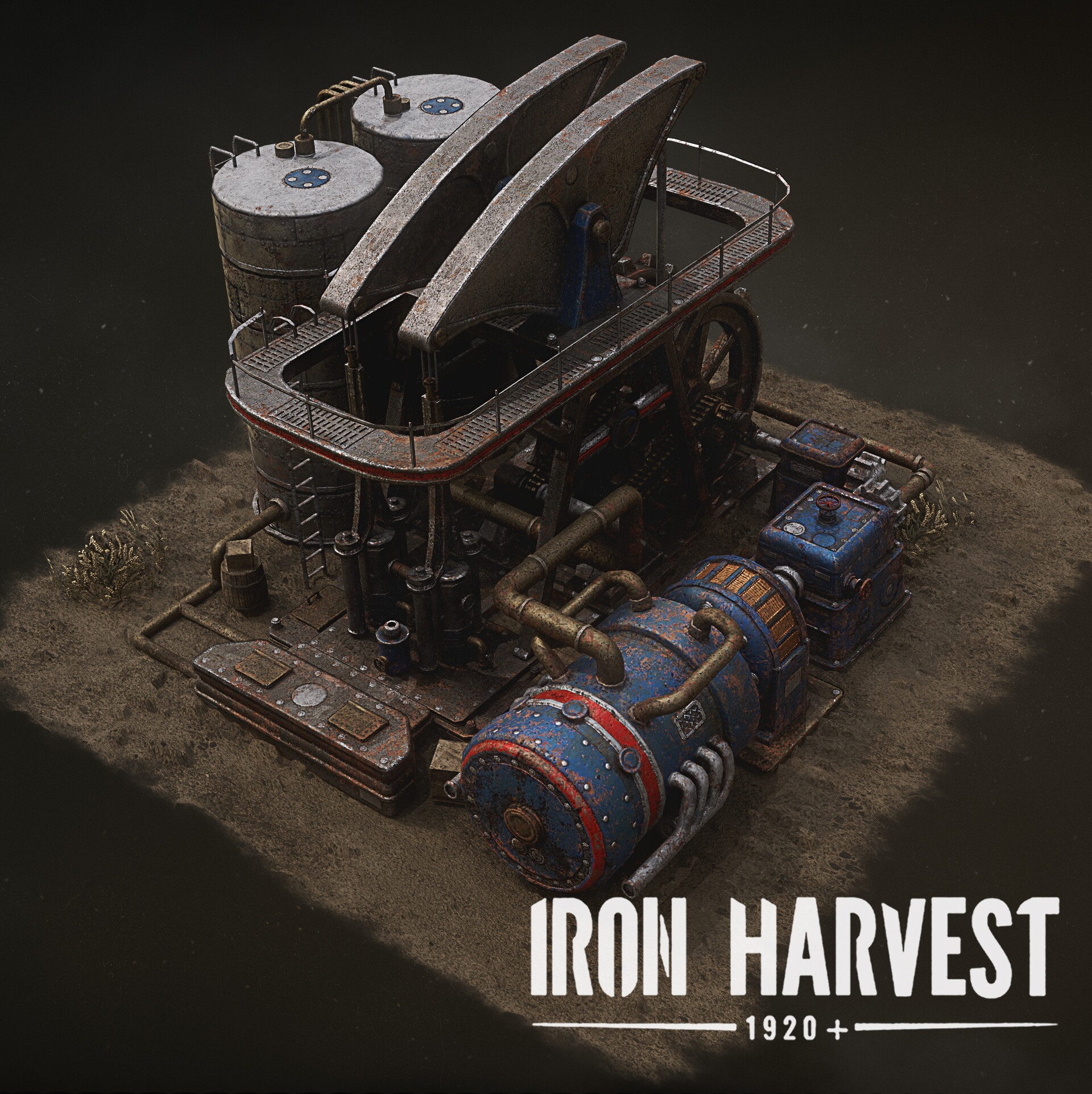 ArtStation Iron Harvest Buildings