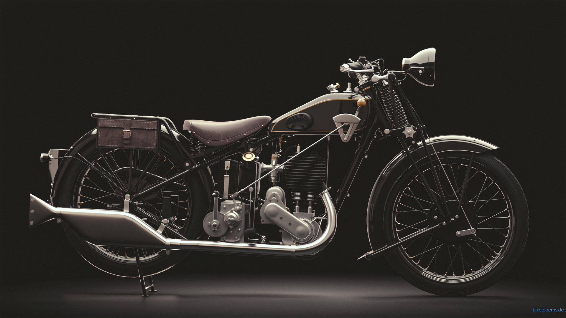 Vintage motorcycle Ariel 550 SV 